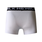 MO'MILK Basic White Boxer-Brief